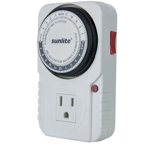 electrical box timer|timers for electrical outlets.